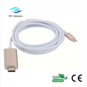 Convertitore maschio USB Tipo c a HDMI maschio Codice: FEF-USBIC-013